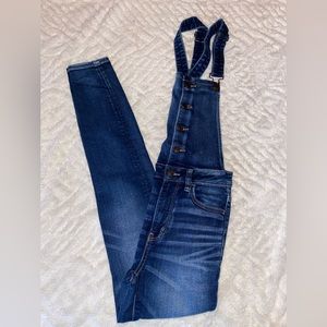 American Eagle Next Level Stretch Jegging Overalls Size 4 Long - Excellent